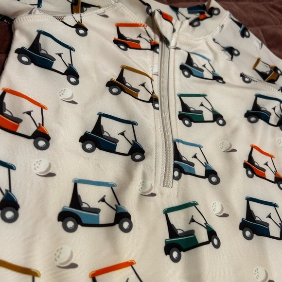 Golf Cart rash guard swim suit - Picture 2 of 4